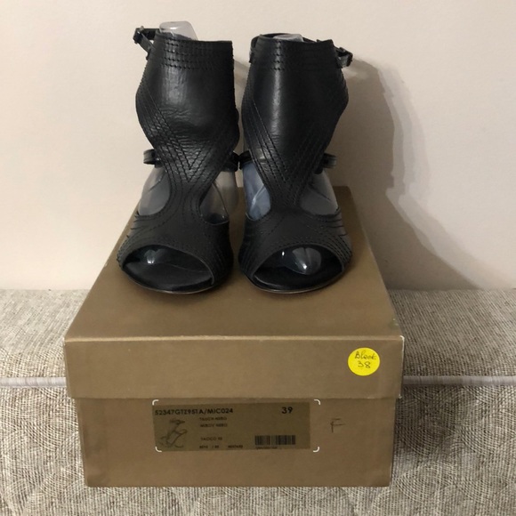 Domenico Vacca black leather shoes size 38 - Picture 4 of 6